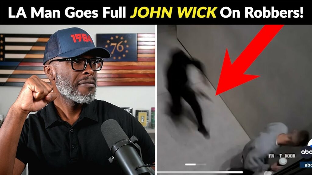 California Man Goes Full JOHN WICK On Home Invaders In Crazy Video!