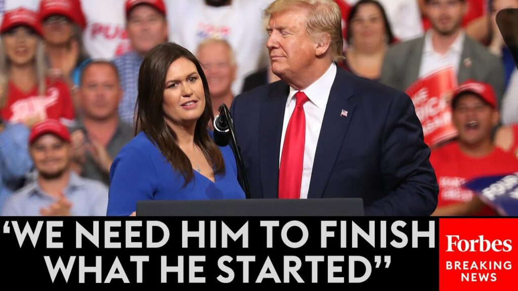 BREAKING NEWS: Sarah Huckabee Sanders Endorses Trump For President Amidst Third GOP Debate