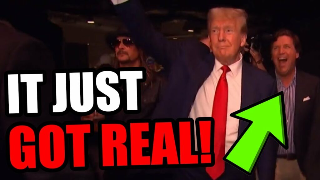 The entire crowd GOES WILD as Trump & Tucker enter the building!!! (IT’S HAPPENING)