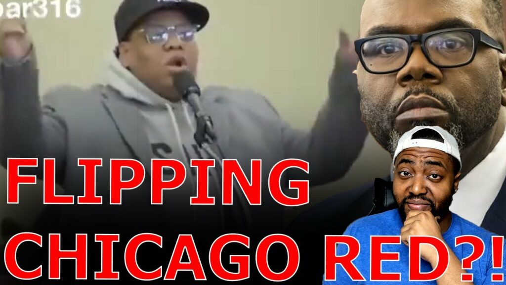 Black Protestors THREATEN To FLIP Chicago RED If Brandon Johnson Doesn’t DEPORT Illegal Immigrants!