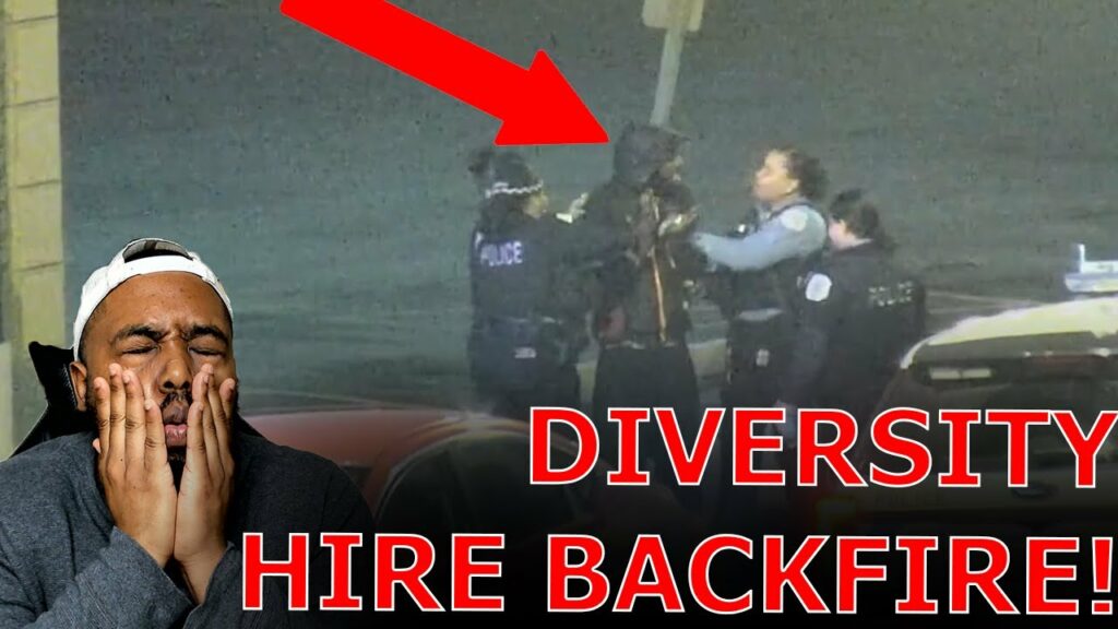 Four Chicago Female Police Officers EPICALLY STRUGGLE AND FAIL To Arrest One Male Shoplifter!