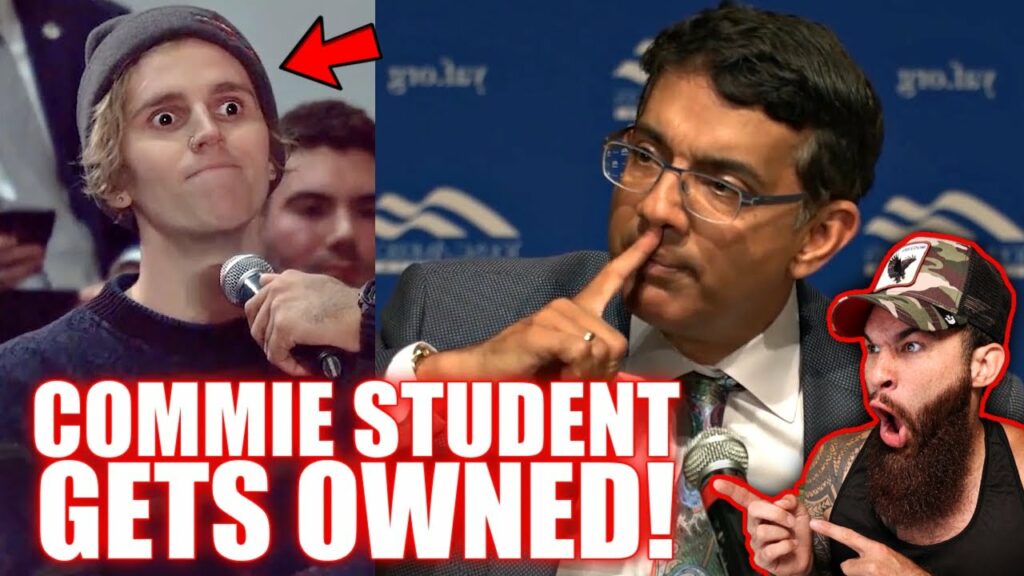 FACTS NOT FEELINGS! Dinesh D’Souza Completely DISMANTLES Commie Student’s Argument