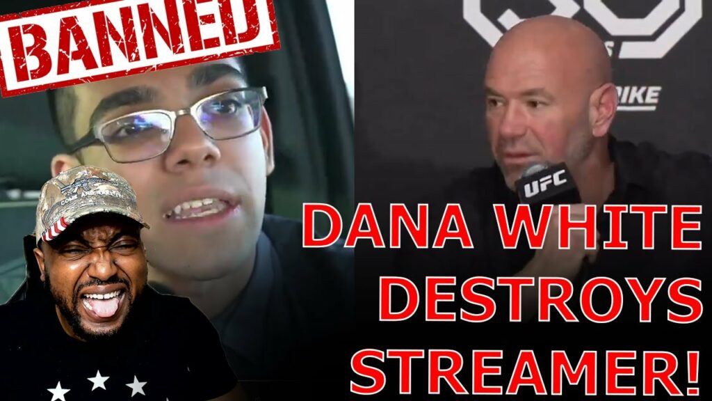 Trump Deranged Streamer SHOCKED After Getting DESTROYED By Dana White For Threatening Trump At UFC!