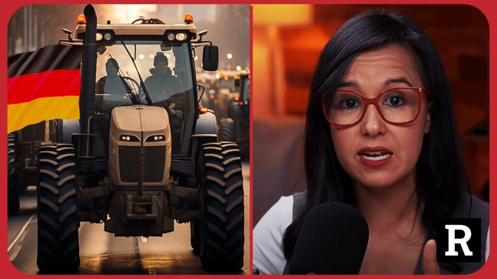 BREAKING! German farmers FIGHT BACK and launch massive protests | Redacted with Clayton Morris