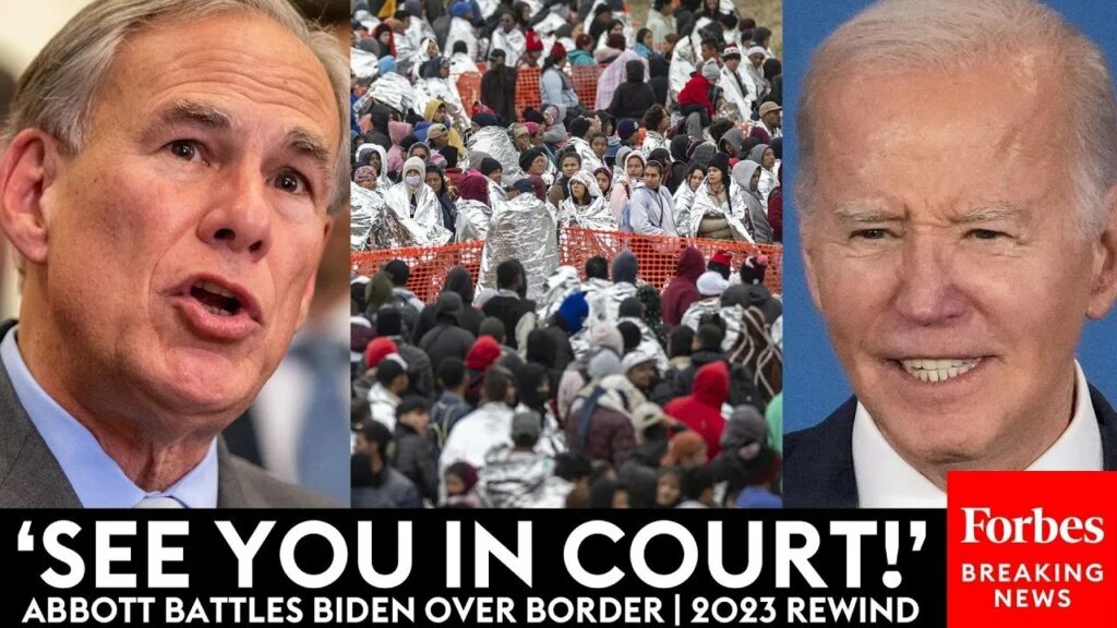 Texas Gov. Greg Abbott Takes On Biden Administration Over Unprecedented Migrant Surge | 2023 Rewind