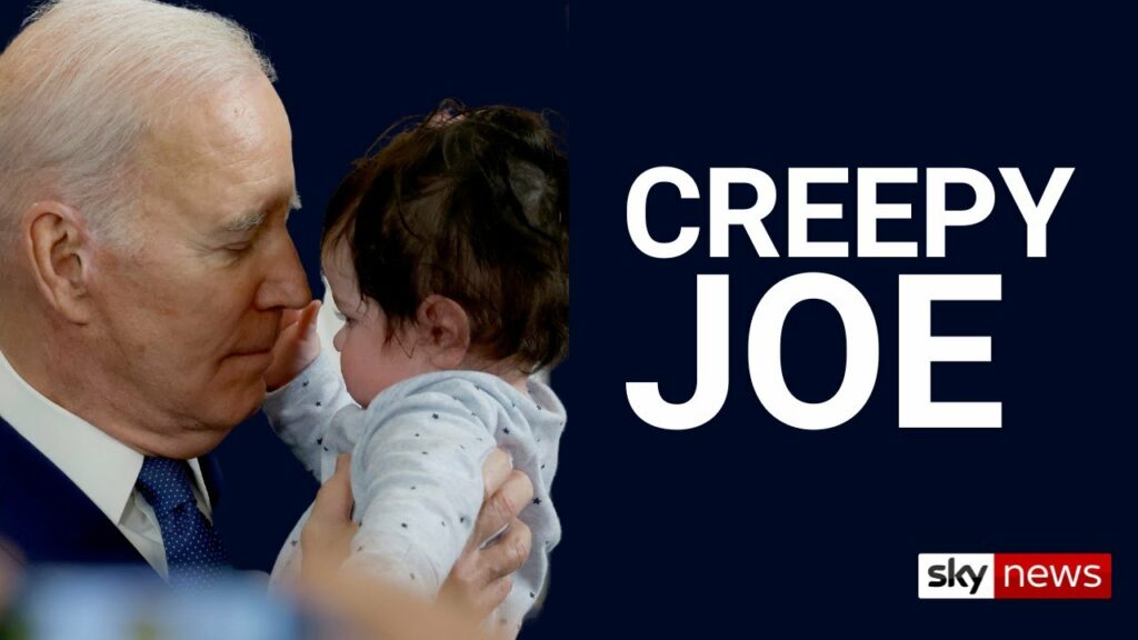 Creepy’ Joe Biden sniffs children’s hair