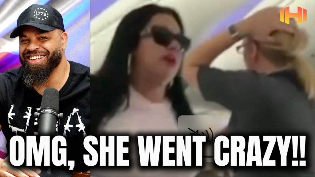 Argument on Airplane Between Girlfriend & Boyfriend Goes Crazy