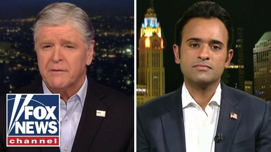 Hannity asks Vivek about possible role in a Trump admin: ‘I’m all in for the country’