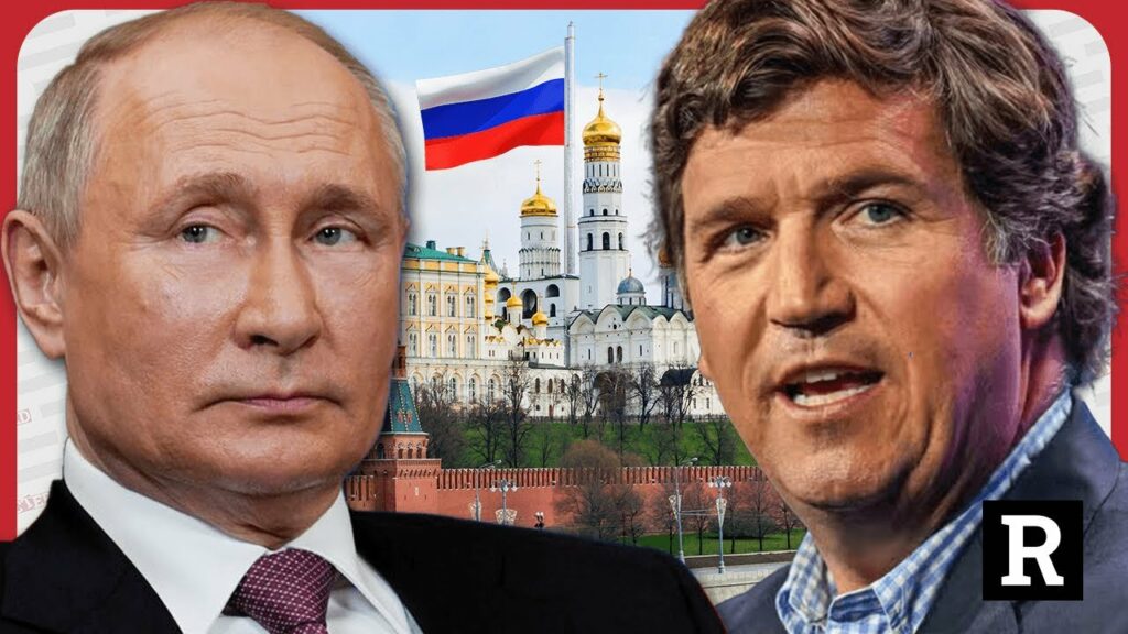 Tucker Carlson caught INVADING Russia to interview Putin! Neocons CRY! | Redacted w Clayton Morris