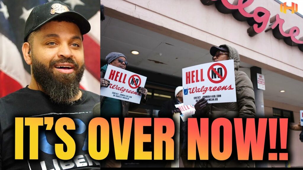 Black People in Boston Protesting Walgreens for Closing Stores Because Of Racism