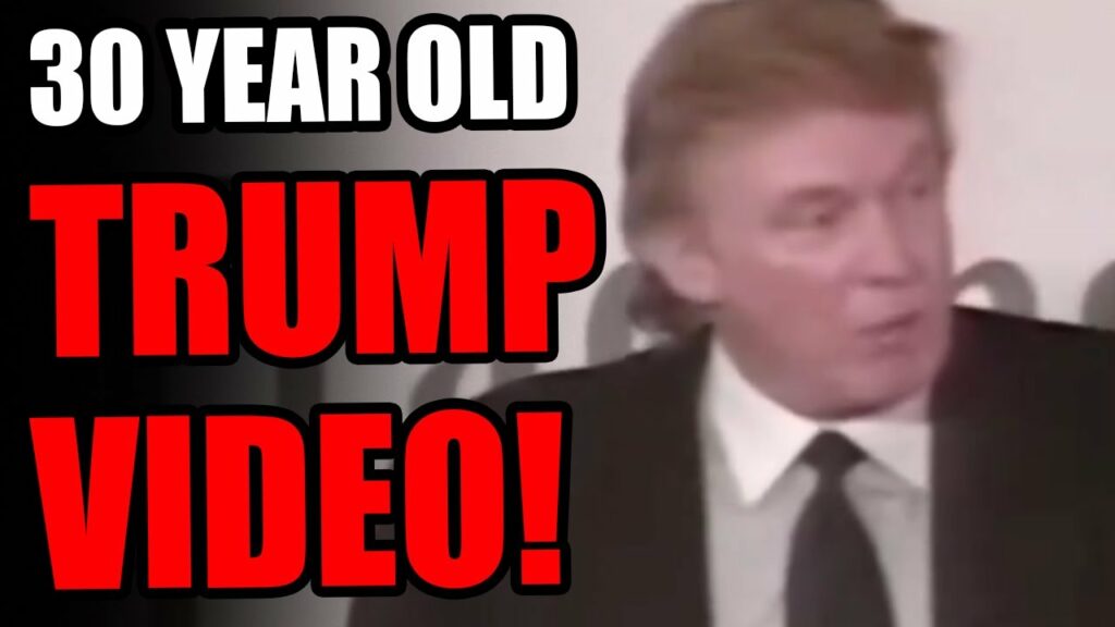 When a 30 year old Trump video tells it ALL!!