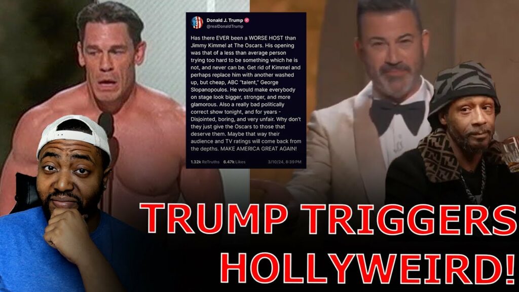 Trump TRIGGERS Jimmy Kimmel LIVE On Stage At The WOKE Oscars With EPIC TRUTH Social Post!