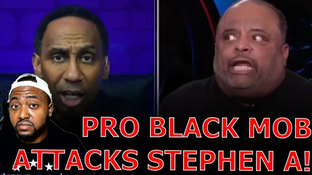 Stephen A Smith LOSES IT After Black Liberal Backlash For Claiming Black People Relate To Trump!