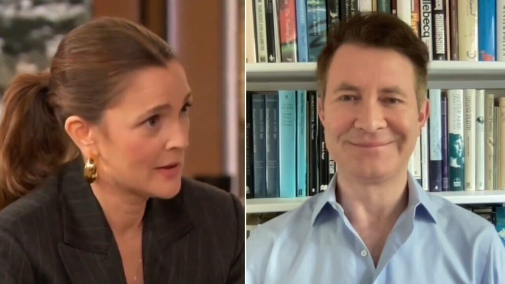 Douglas Murray slams Drew Barrymore over ‘grotesque’ praise of Kamala Harris