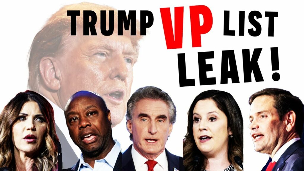 Trump Running Mate List LEAKED – You Won’t Believe Who DIDN’T Make The List