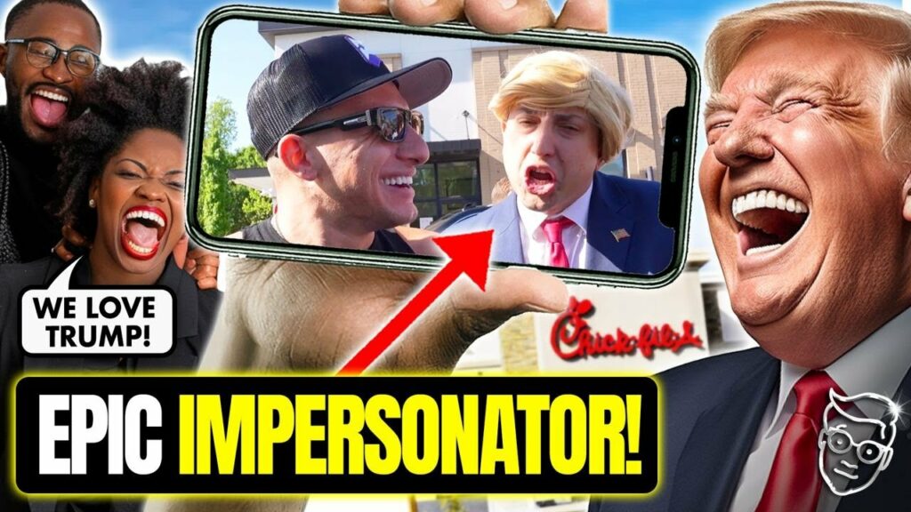 Trump Impersonator Goes To Chick-Fil-A In Black, Democrat Hood | What Happens Next Will SHOCK You