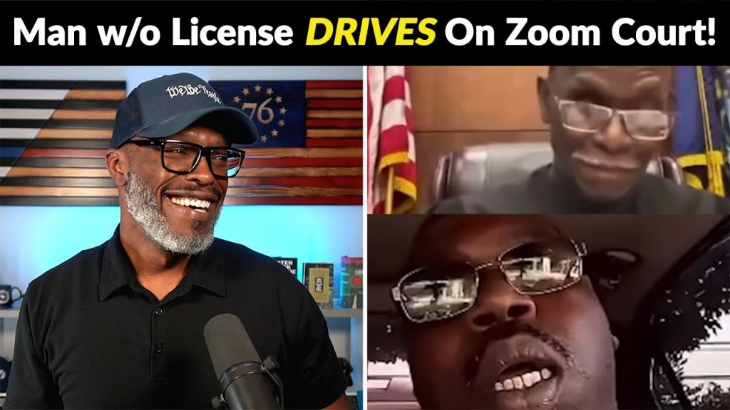 Man With SUSPENDED License Appears In Zoom Court While Driving!