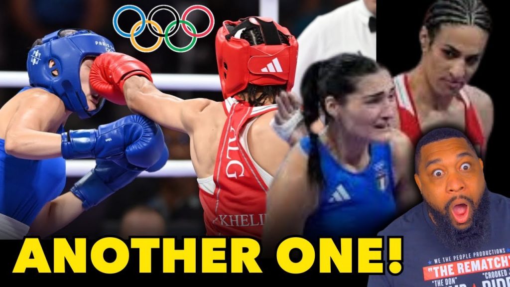 MALE BOXER Makes FEMALE QUIT IN 45 Seconds in Paris Olympics Boxing Match