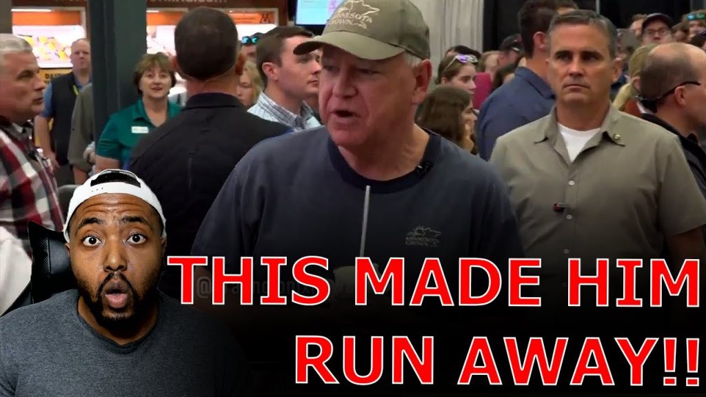 Tim Walz PANICS THEN RUNS AWAY After Getting CONFRONTED At State Fair With THIS QUESTION!