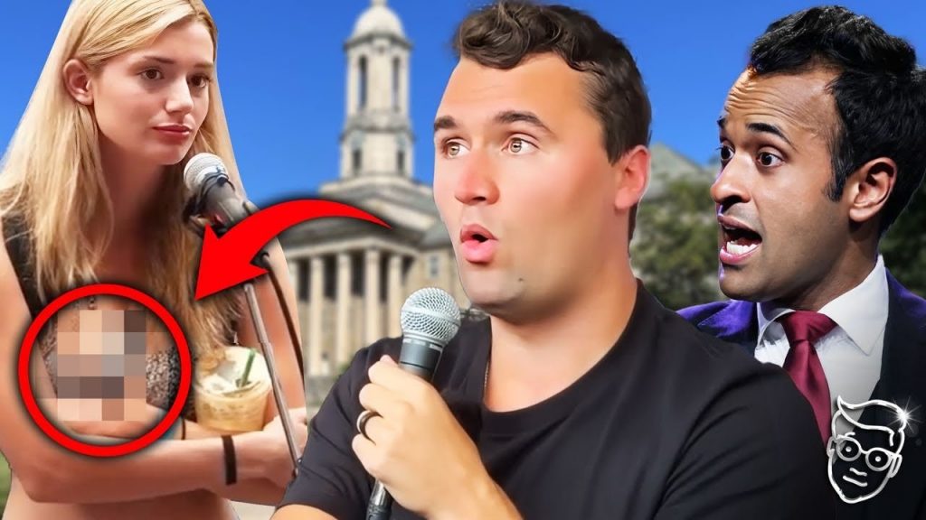 Charlie Kirk FLASHED by College Chick Trying To Get His YouTube Taken Down?! His Response Is PERFECT