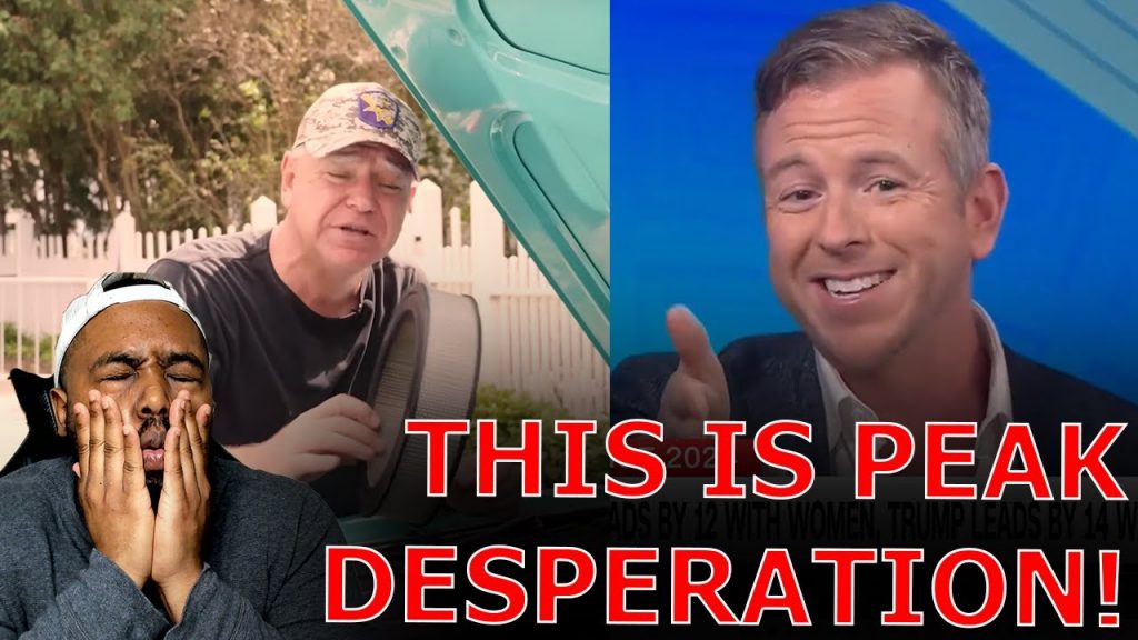 Tim Walz Posts DESPERATE Ad Pretending To Fix Truck After CNN ROASTS Kamala Harris LOSING Men Voters