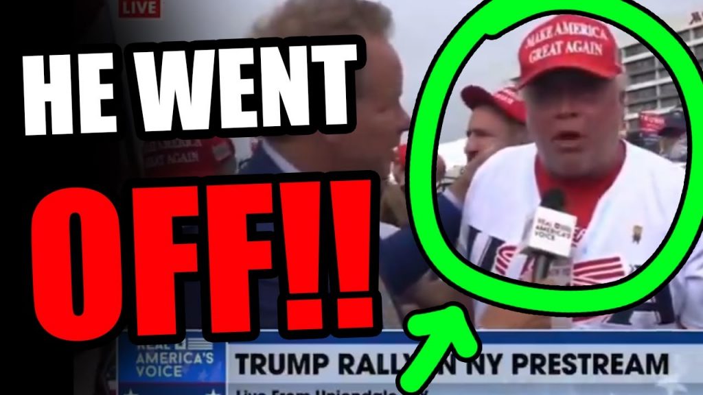 Random dude at MAGA rally tells the craziest story!!!