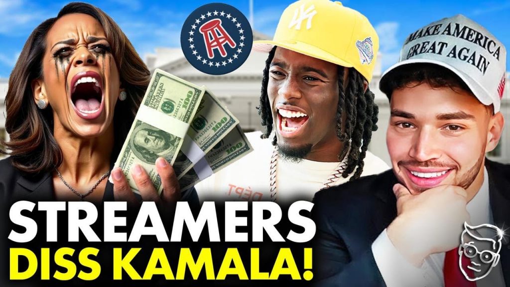 Biggest Streamers On Earth REJECT Kamala After She BEGGED To Come On Stream, Offered Bags Of Cash