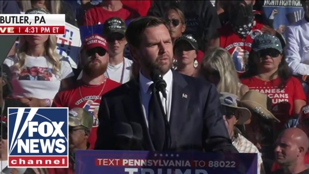 JD Vance addresses Butler, PA rally: ‘I truly believe God saved Trump’s life’