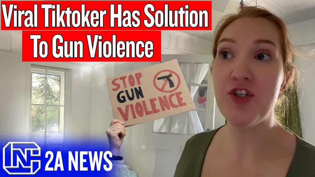 Viral Tiktok Lady Claims To Have The Solution To Gun Violence, You Won’t Believe This