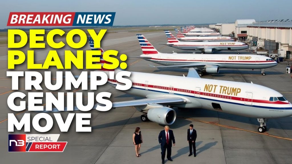 BREAKING: Trump Goes Full James Bond With Decoy Planes And The Left Is Losing Their Minds