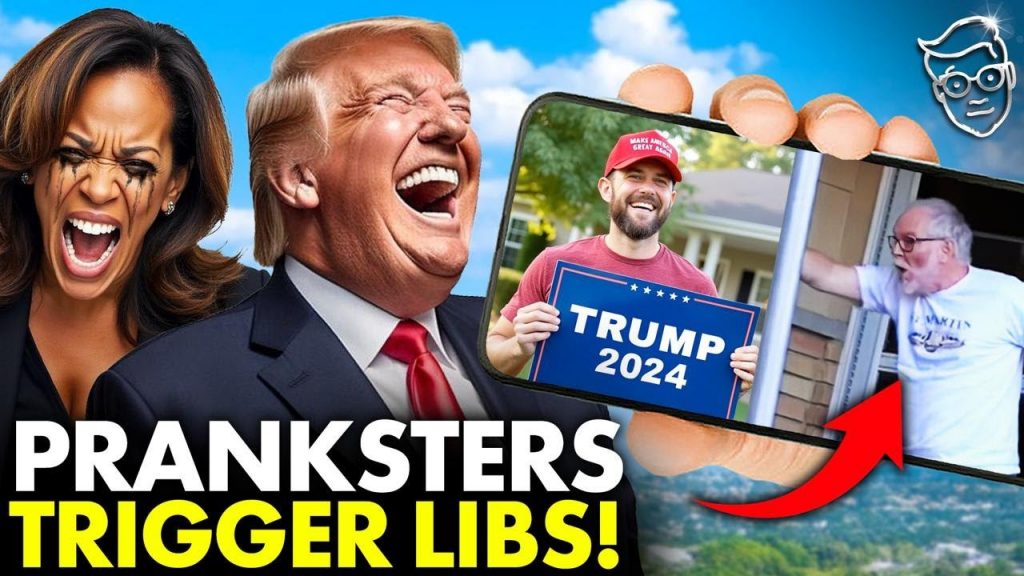 Hysterical PRANK: Swapping Libs Kamala Yard Signs With Trump Signs | Libs SCREAM in Panic Attack