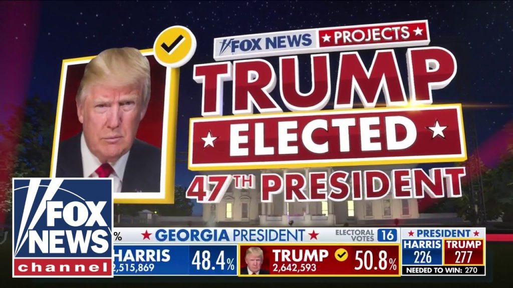 BREAKING: Trump elected 47th president, Fox News projects