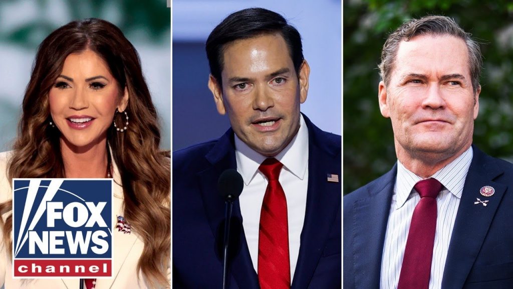 Noem, Rubio, Waltz expected to snag top Trump Cabinet roles