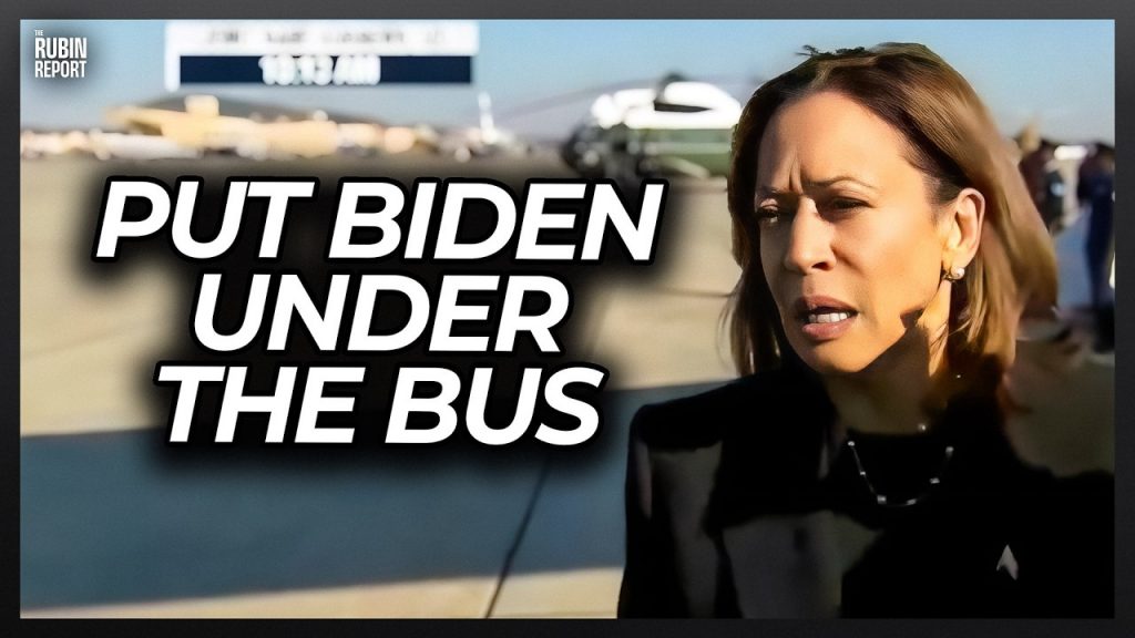 In a Moment of Panic Kamala Throws Biden Under the Bus