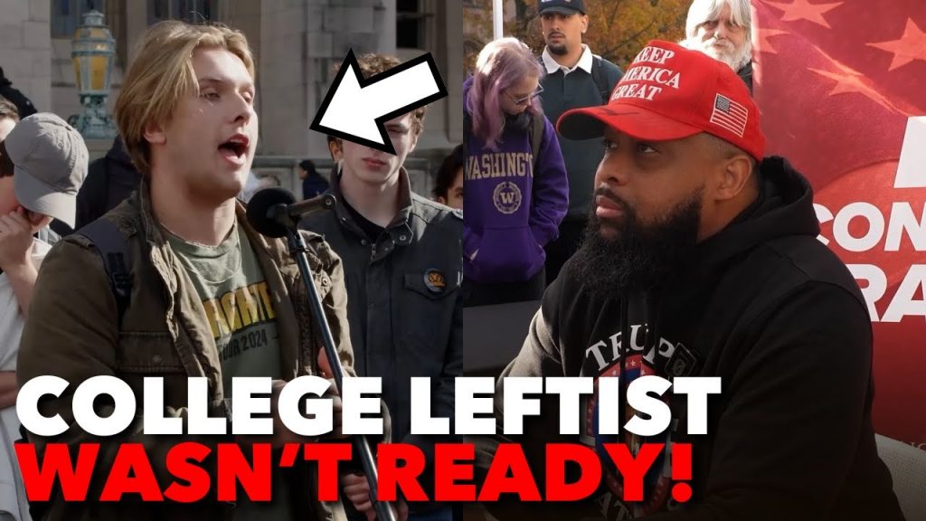 Officer Tatum RED PILLS Liberal College Students on Trump!