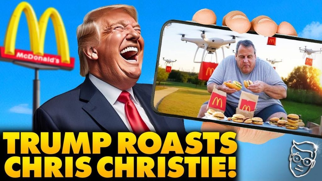 Trump BREAKS Internet with Hysterical New Jersey Drone Meme | Chris Christie’s Ordering McDonalds