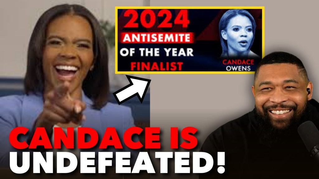 Candace Owens TROLLS HATERS After Winning “Antisemite of the Year” Award