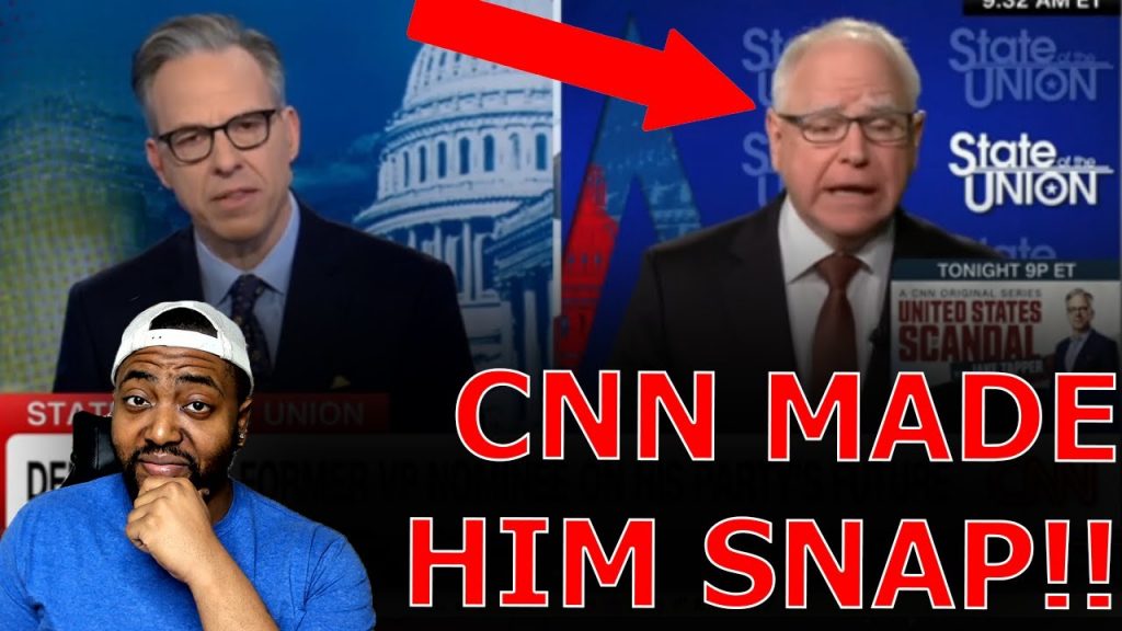 Tim Walz SNAPS After CNN Anchor CONFRONTS Him On Democrats LYING About Biden’s Mental Decline!