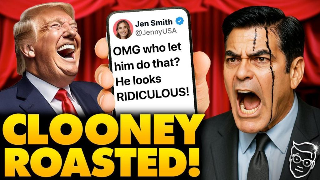 Unrecognizable George Clooney Throws Hysterical Fit LIVE on CNN | Backstabs Biden, Internet ROASTS