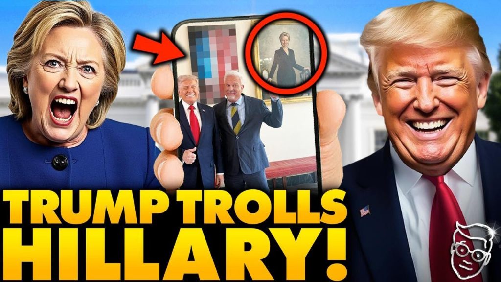 Trump Trolls Hillary Clinton Portrait Inside White House With Pic That Breaks Internet: ‘Hysterical!