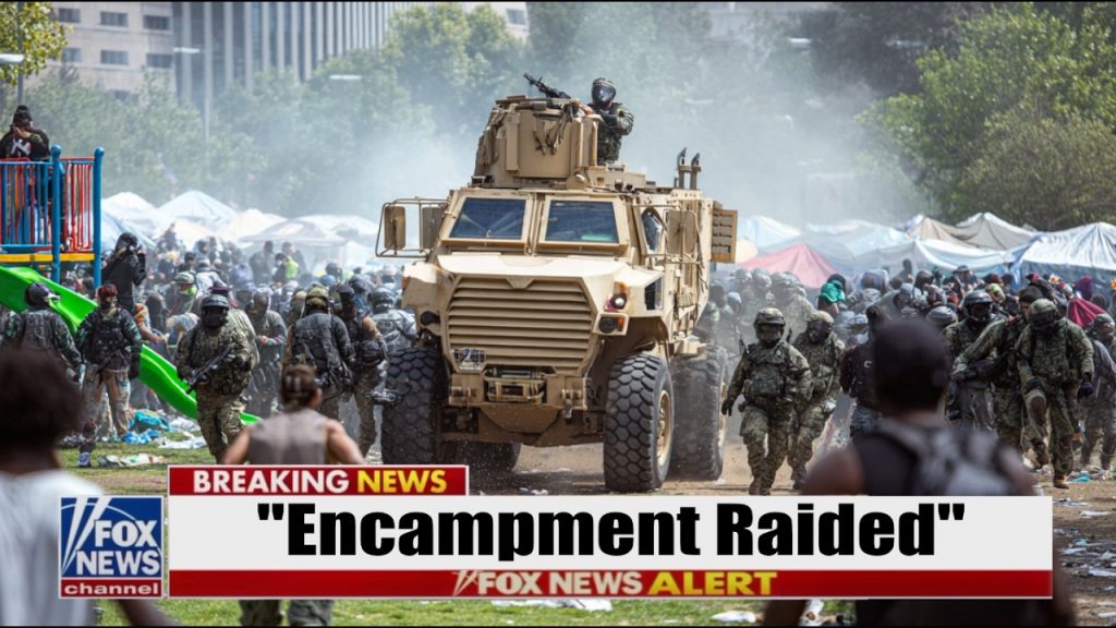 ICE Troops Level ‘Migrant Slum’… STREETS EMPTY as Illegals Flee LA