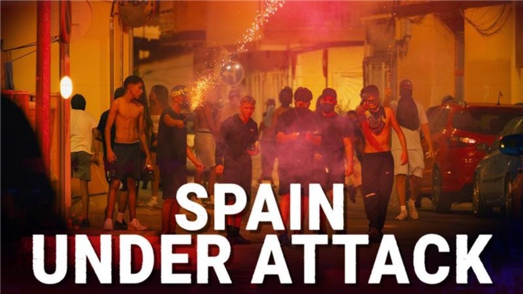 Spain in chaos as locals fight back after migrant gangs violently attack innocent people