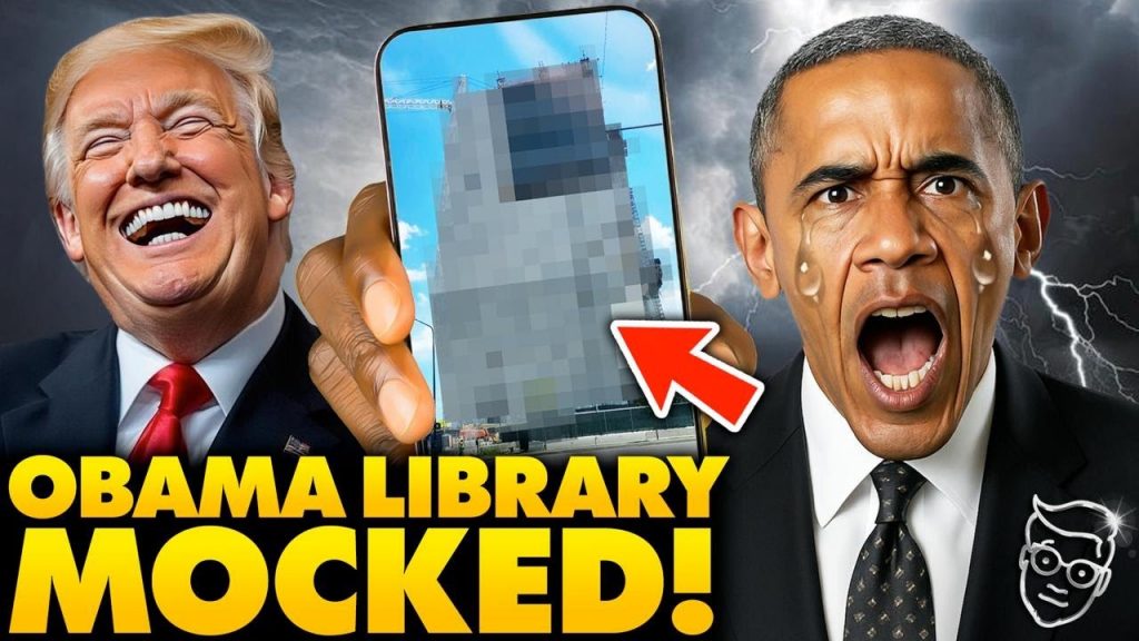 New Photos of Obama’s HIDEOUS ‘Racist’ Library Mercilessly Mocked By Internet: ‘Prison or Trash Can?