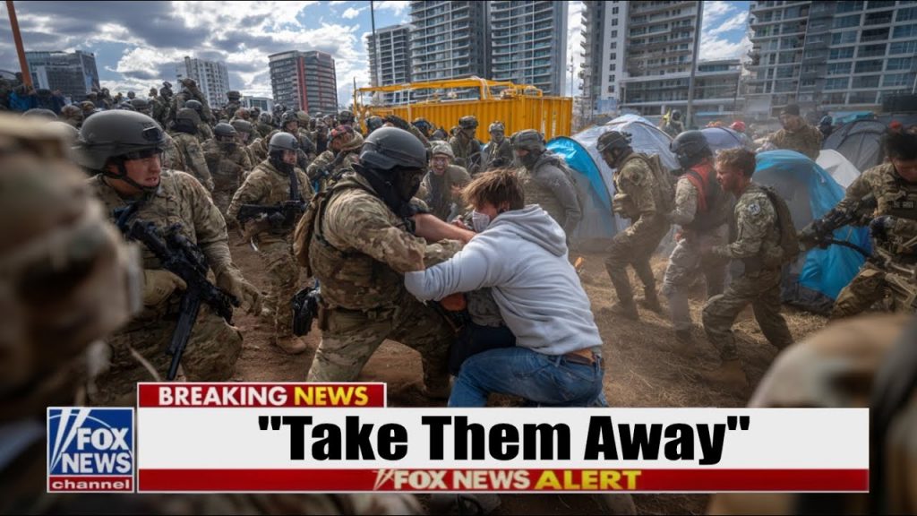 Homeless MOB ‘Stands Ground’… as Trump ERASES 4-Mile DC Encampment