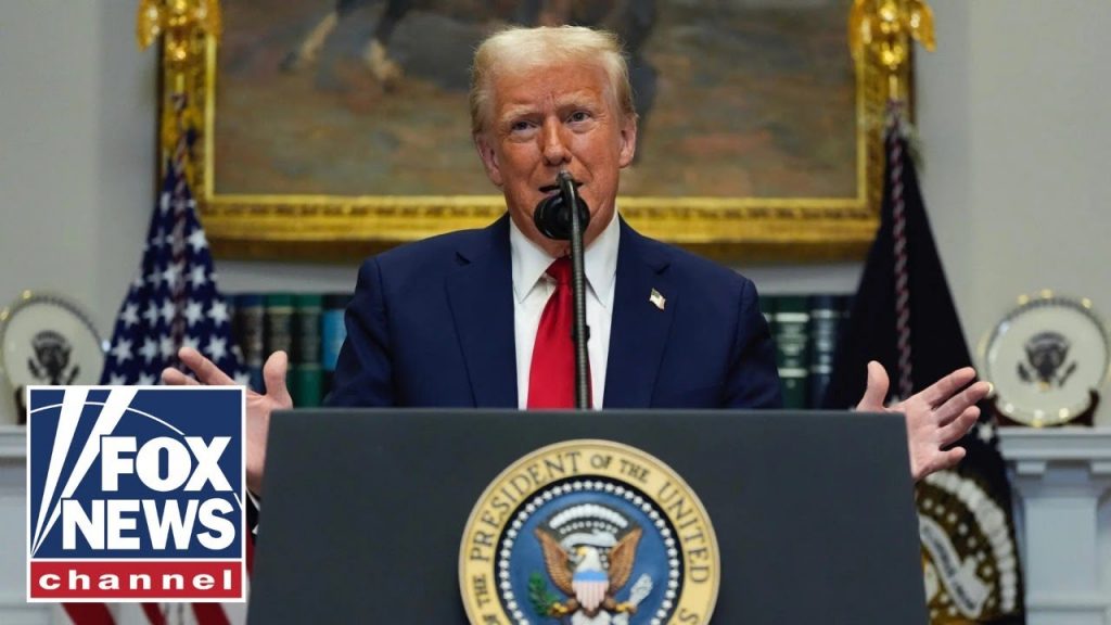 Trump makes announcement from the Oval Office.