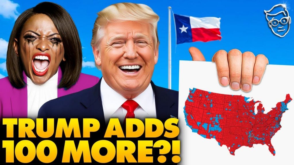 Trump Unveils Plan to Add 100 MORE Republican Seats After Texas APPROVES New Map, DNC in PANIC