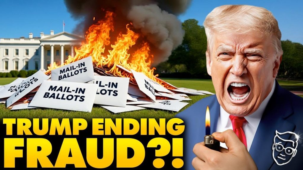 Trump Announces BOMBSHELL Executive Order to BAN Mail-In Ballots, Voting Machines to ELIMINATE Fraud