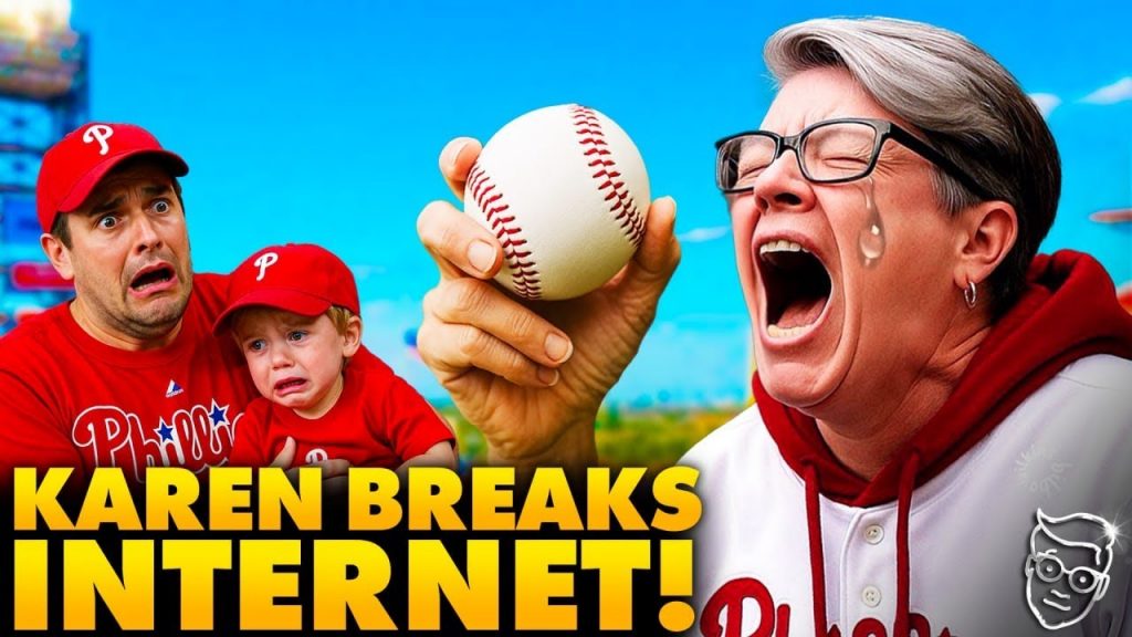 Psychotic Karen Savagely Steals Baseball From Little Boy at Phillies Game | Kid Gets Instant Revenge