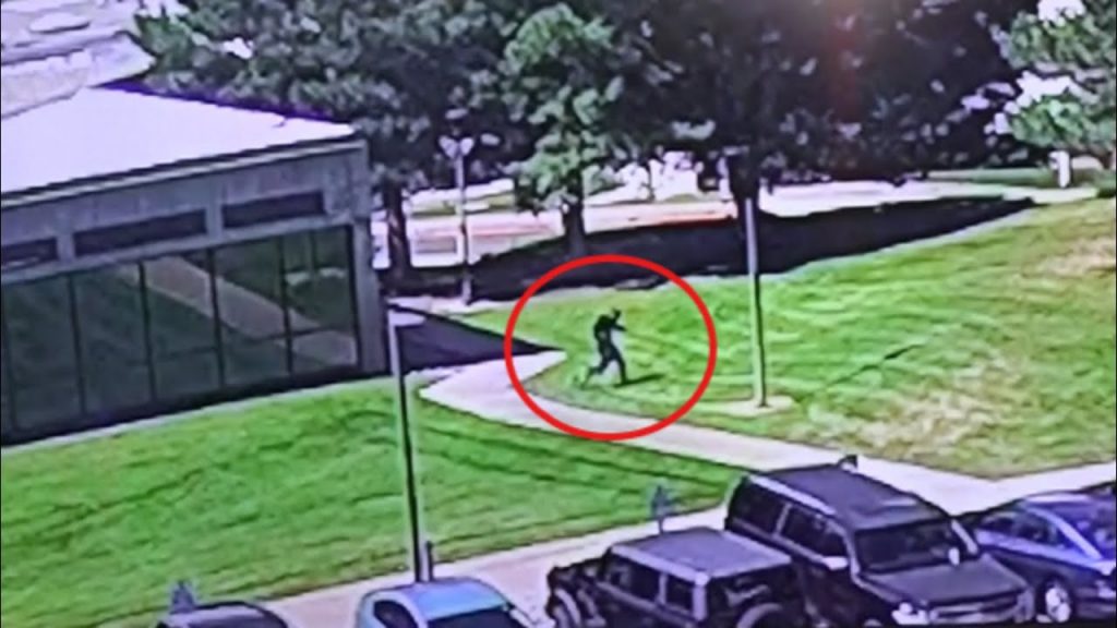 Sniper seen escaping in shocking new footage following Charlie Kirk’s murder