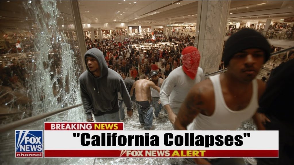Gangs PLUNDER LA Mall… as California’s “NO JAILS” Strategy IMPLODES